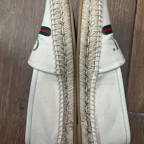 Authentic Gucci Espadrilles Cream/White size 38 - Picture 2 of 3